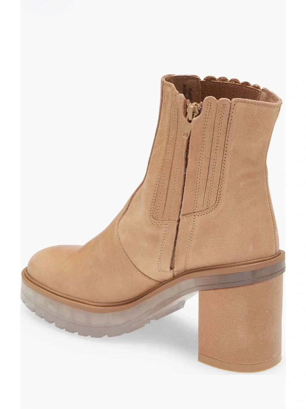 Free People James Chelsea Tan Leather Boot